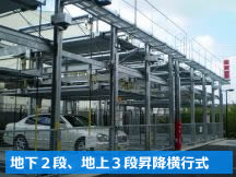 地上2段地上3段昇降横行式立体駐車場