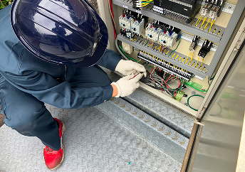 制御盤端子作業3