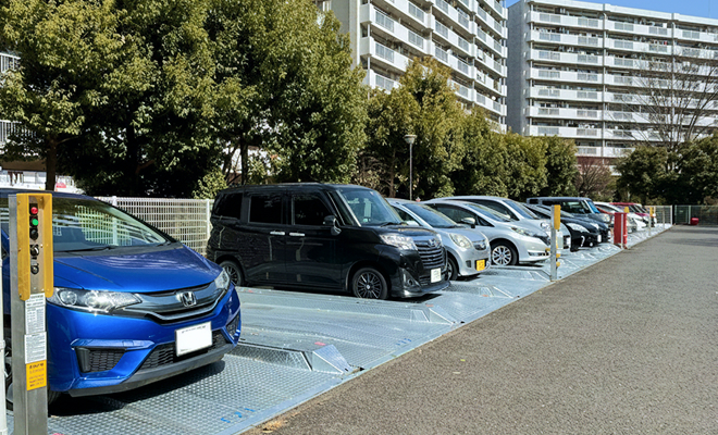昇降式 立体駐車場のイメージ
