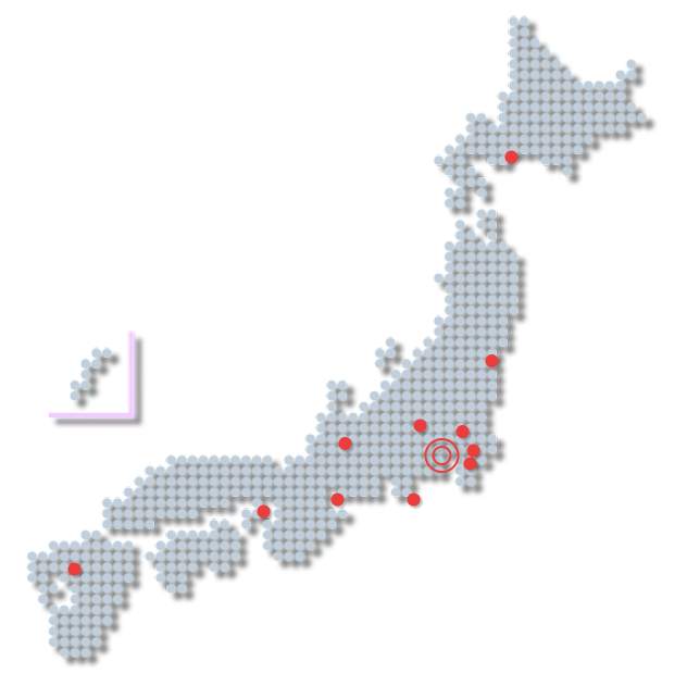 メンテナンス拠点マップ